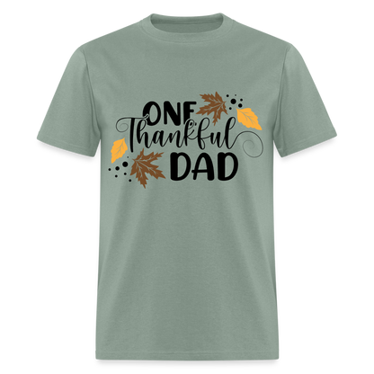 One Thankful Dad T-Shirt - sage