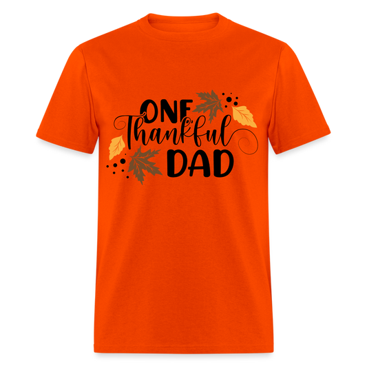 One Thankful Dad T-Shirt - orange
