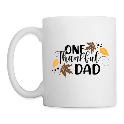 One Thankful Dad Mug - white