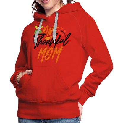 One Thankful Mom Premium Hoodie - red