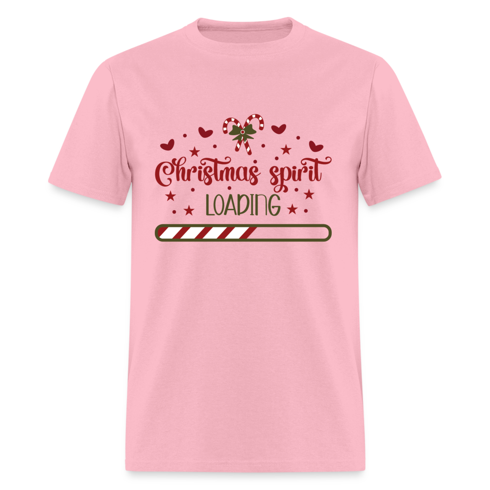 Christmas Spirit Loading T-Shirt - pink