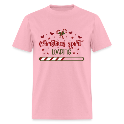 Christmas Spirit Loading T-Shirt - pink