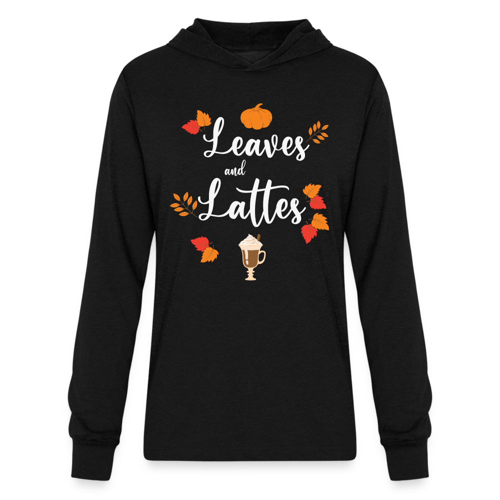 Leaves and Lattes Hoodie Shirt - black