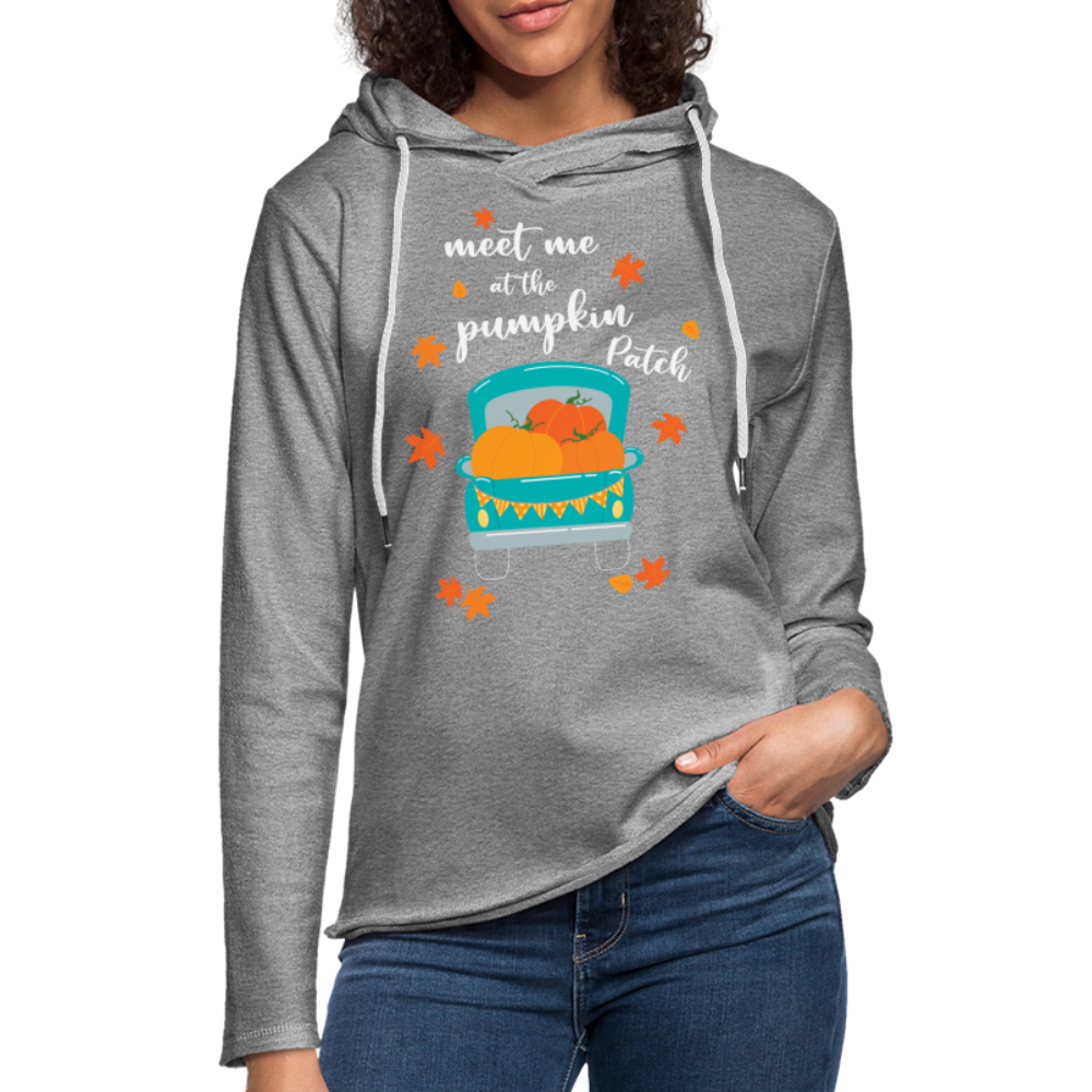 Meet Me At The Pumpkin Patch Lightweight Terry Hoodie - heather gray