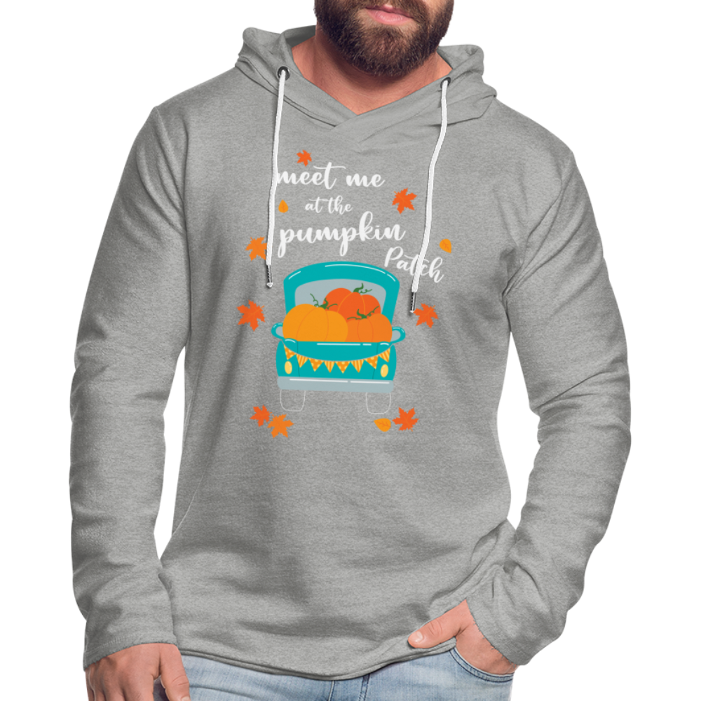 Meet Me At The Pumpkin Patch Lightweight Terry Hoodie - heather gray