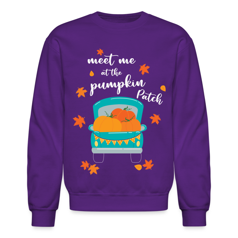 Meet Me At The Pumpkin Patch Sweatshirt - purple