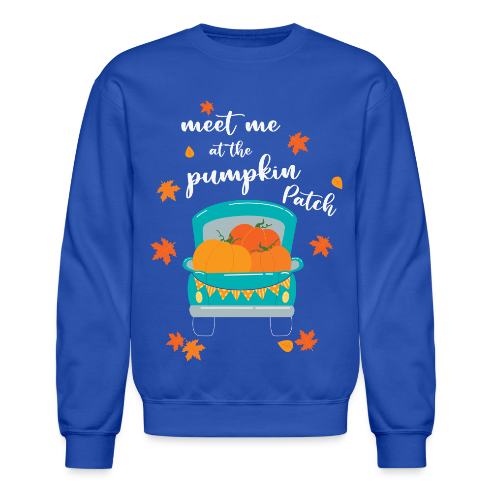 Meet Me At The Pumpkin Patch Sweatshirt - royal blue