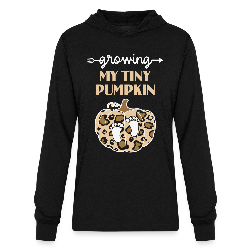 Growing My Tiny Pumpkin Hoodie Shirt - black