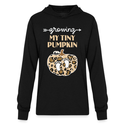 Growing My Tiny Pumpkin Hoodie Shirt - black