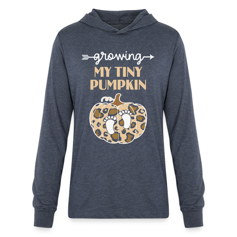 Growing My Tiny Pumpkin Hoodie Shirt - heather navy