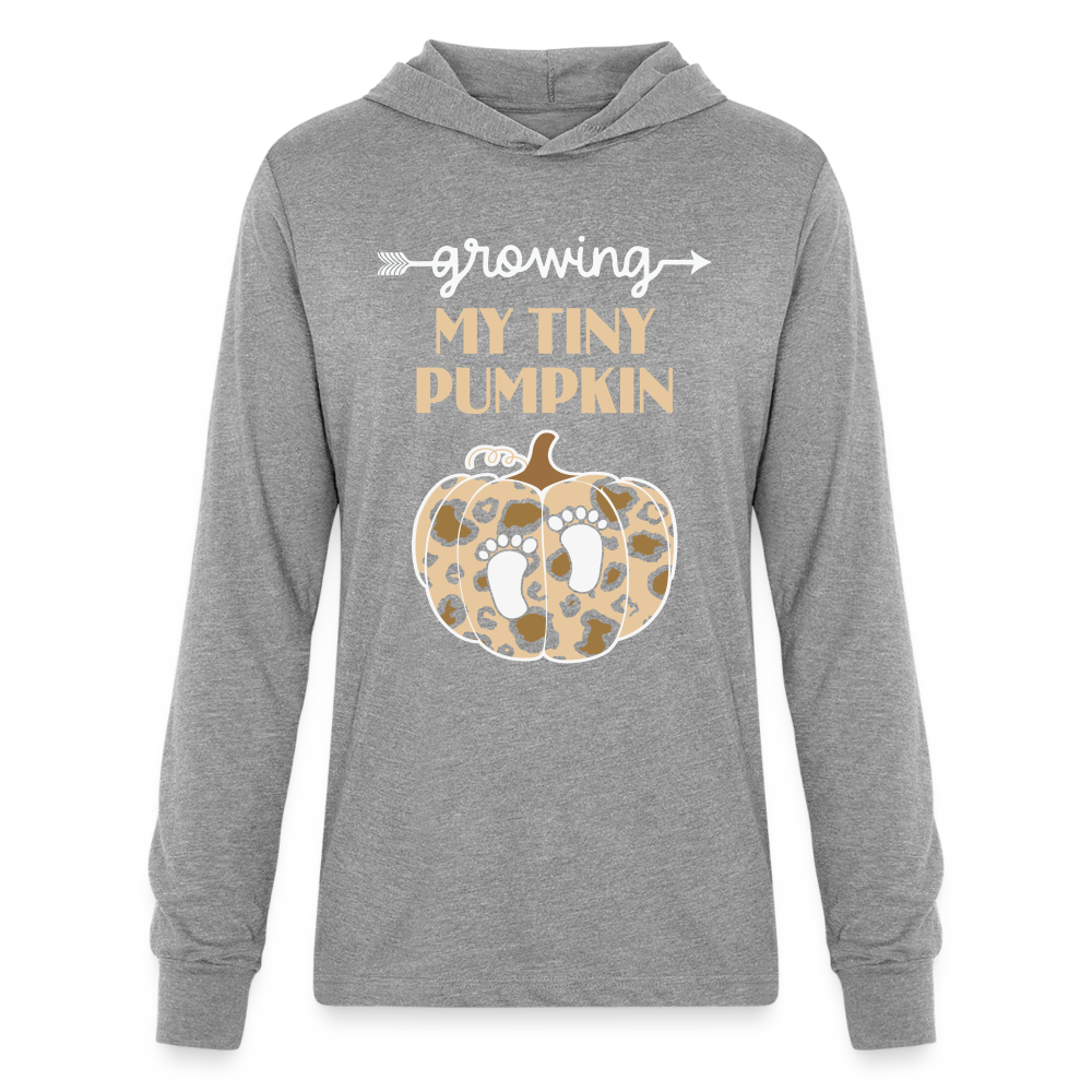 Growing My Tiny Pumpkin Hoodie Shirt - heather grey