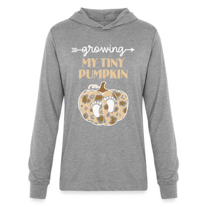 Growing My Tiny Pumpkin Hoodie Shirt - heather grey