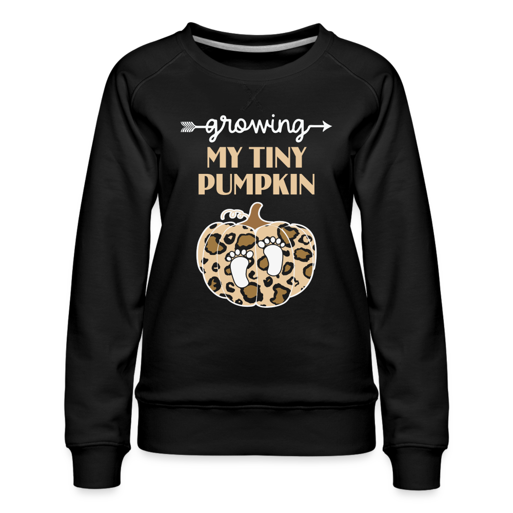 Growing My Tiny Pumpkin Premium Sweatshirt - black