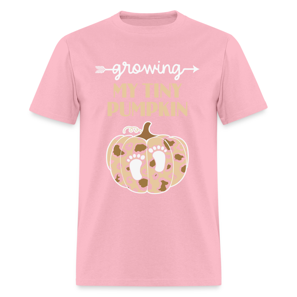 Growing My Tiny Pumpkin (Pregnancy) T-Shirt - pink
