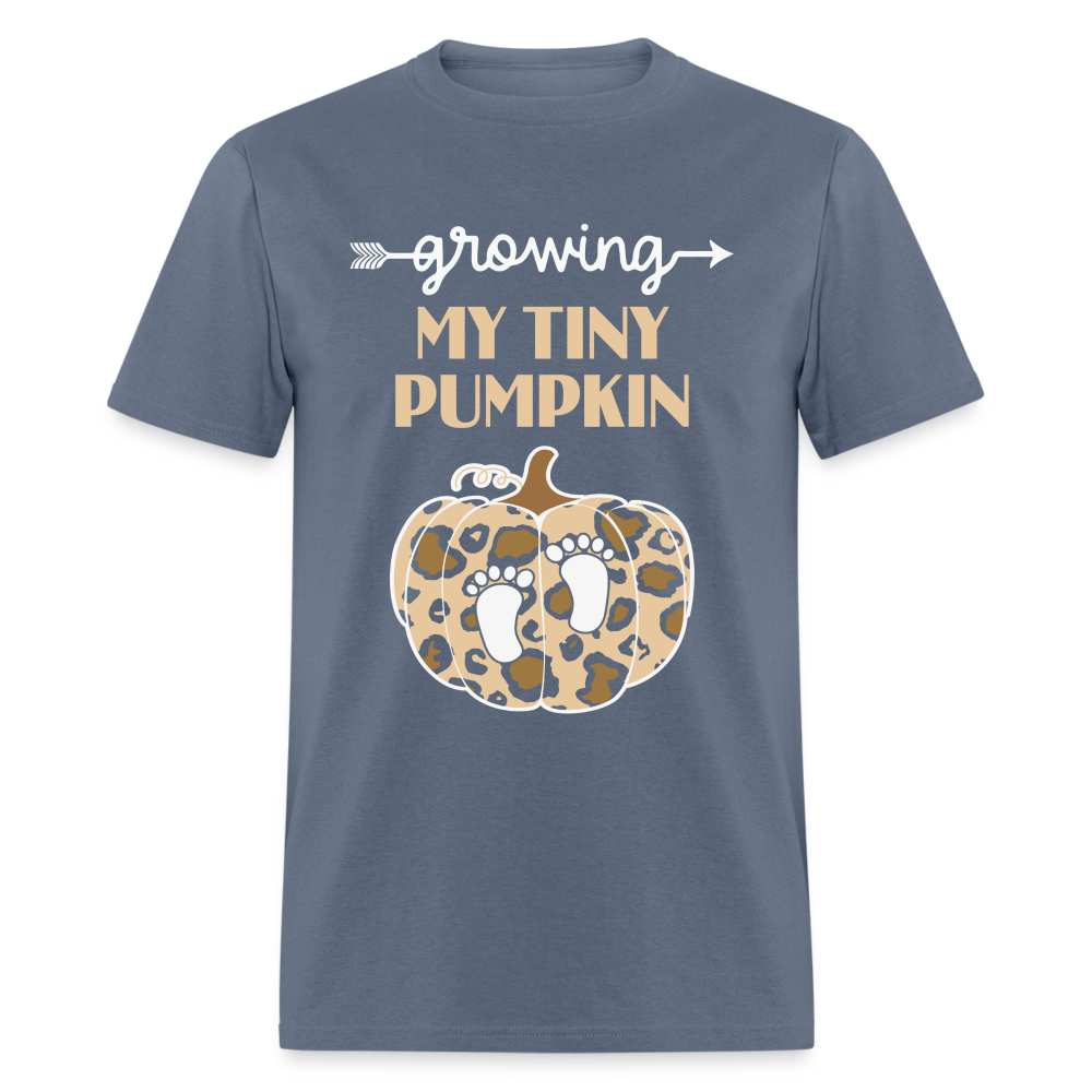 Growing My Tiny Pumpkin (Pregnancy) T-Shirt - denim