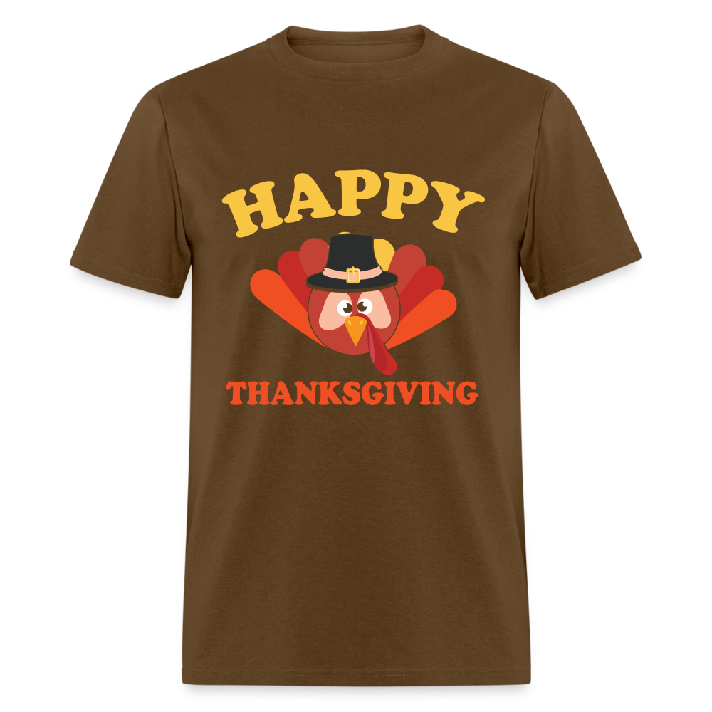 Happy Thanksgiving T-Shirt - brown