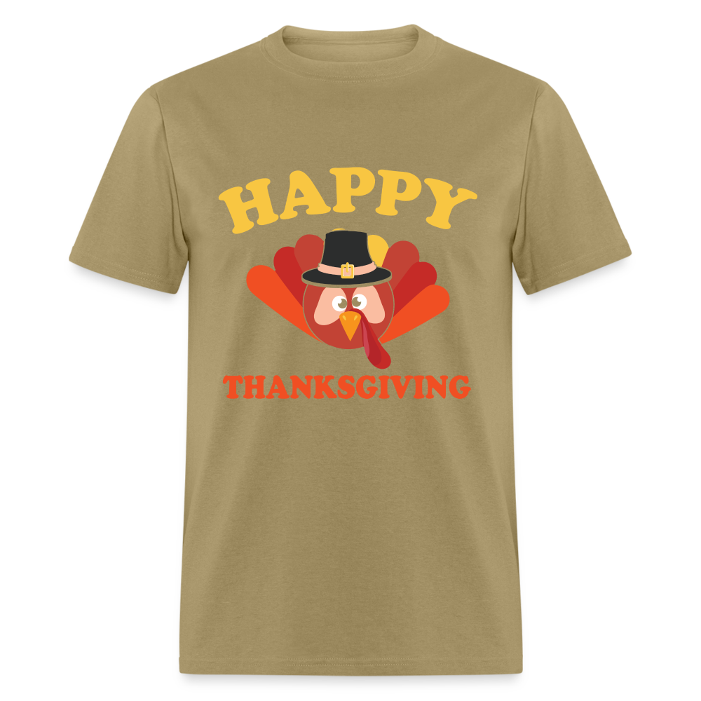 Happy Thanksgiving T-Shirt - khaki