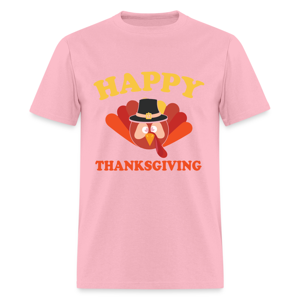 Happy Thanksgiving T-Shirt - pink