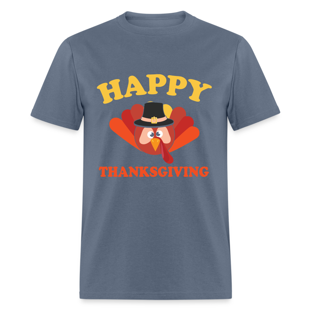 Happy Thanksgiving T-Shirt - denim