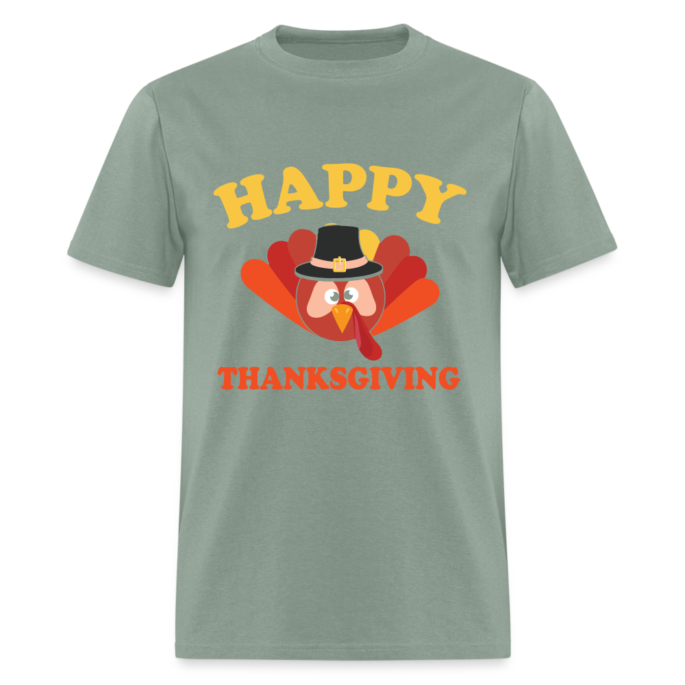 Happy Thanksgiving T-Shirt - sage