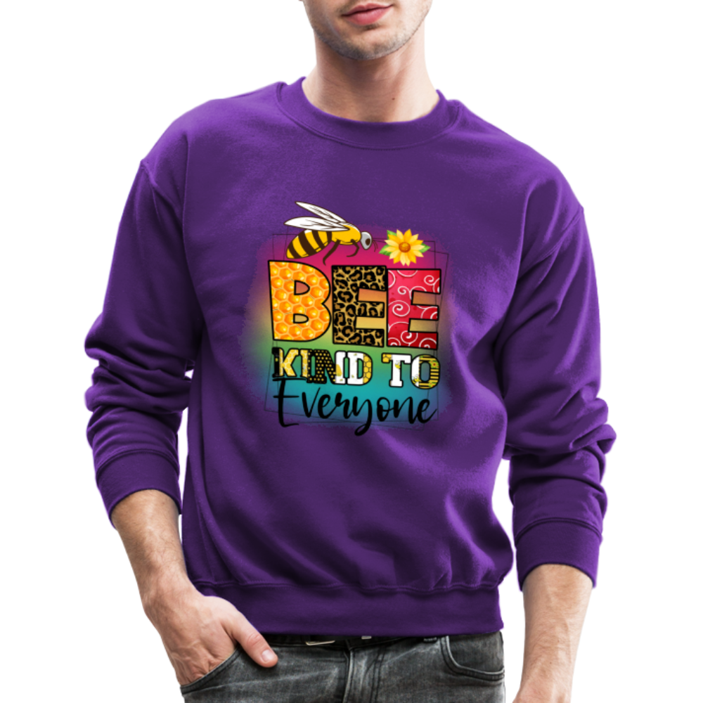 BEE Kind to Everyone Sweatshirt - purple