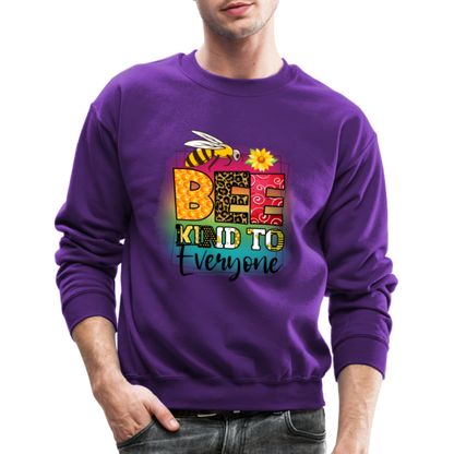 BEE Kind to Everyone Sweatshirt - purple