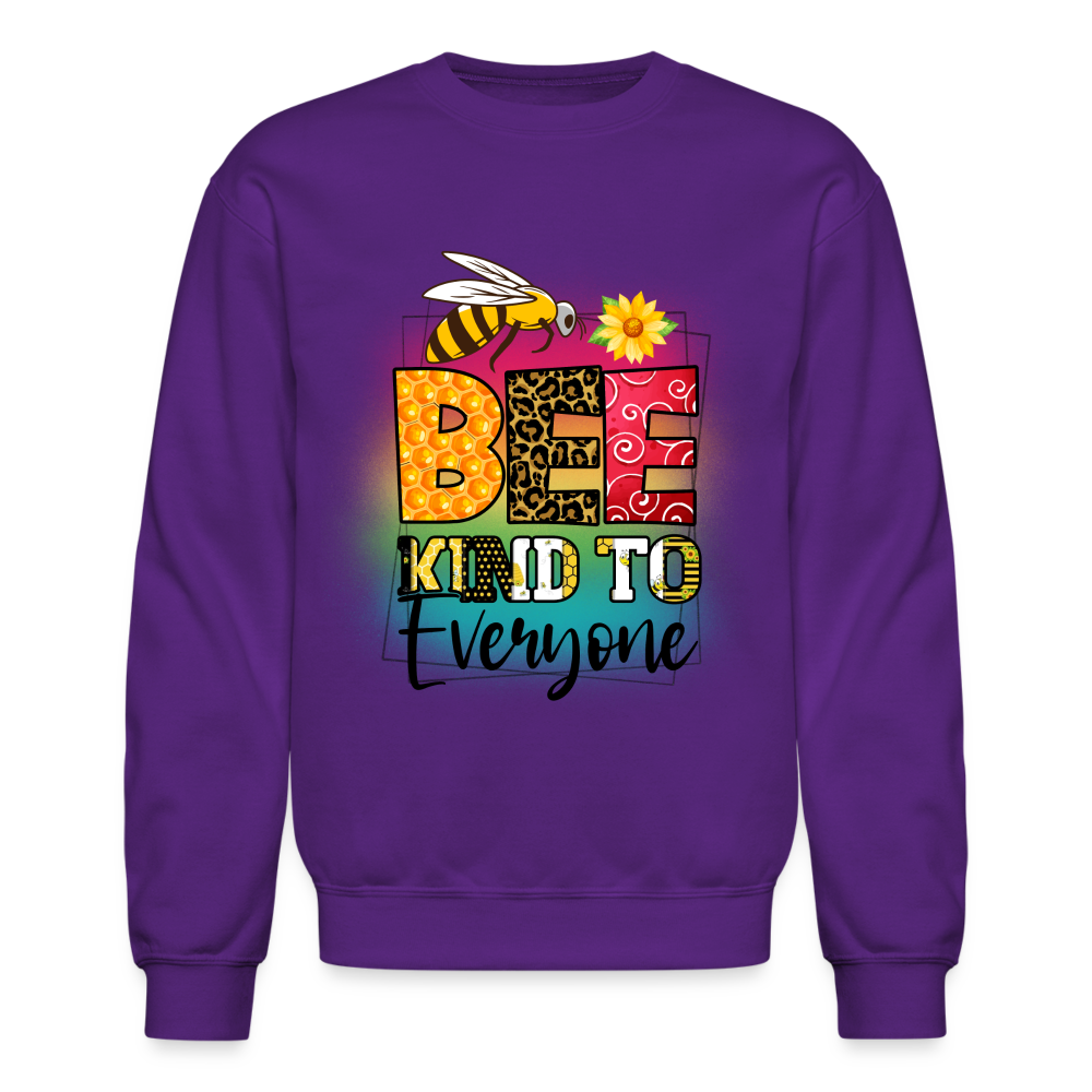 BEE Kind to Everyone Sweatshirt - purple