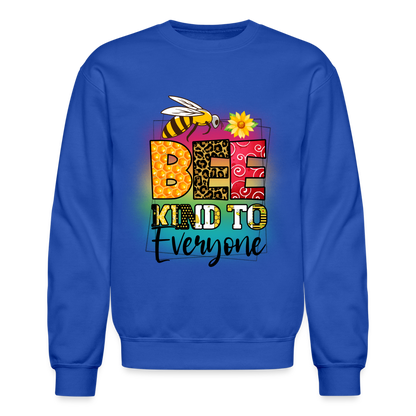 BEE Kind to Everyone Sweatshirt - royal blue