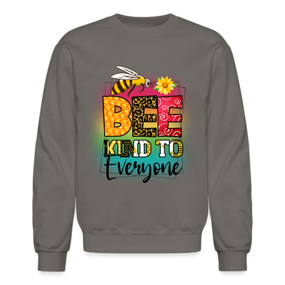 BEE Kind to Everyone Sweatshirt - asphalt gray