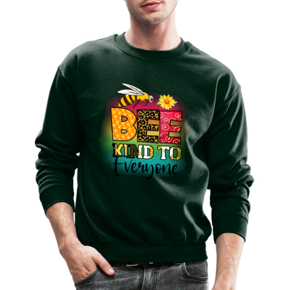 BEE Kind to Everyone Sweatshirt - forest green