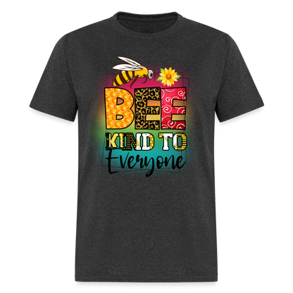 BEE Kind to Everyone T-Shirt - heather black