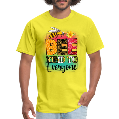 BEE Kind to Everyone T-Shirt - yellow