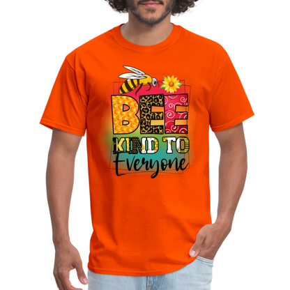 BEE Kind to Everyone T-Shirt - orange