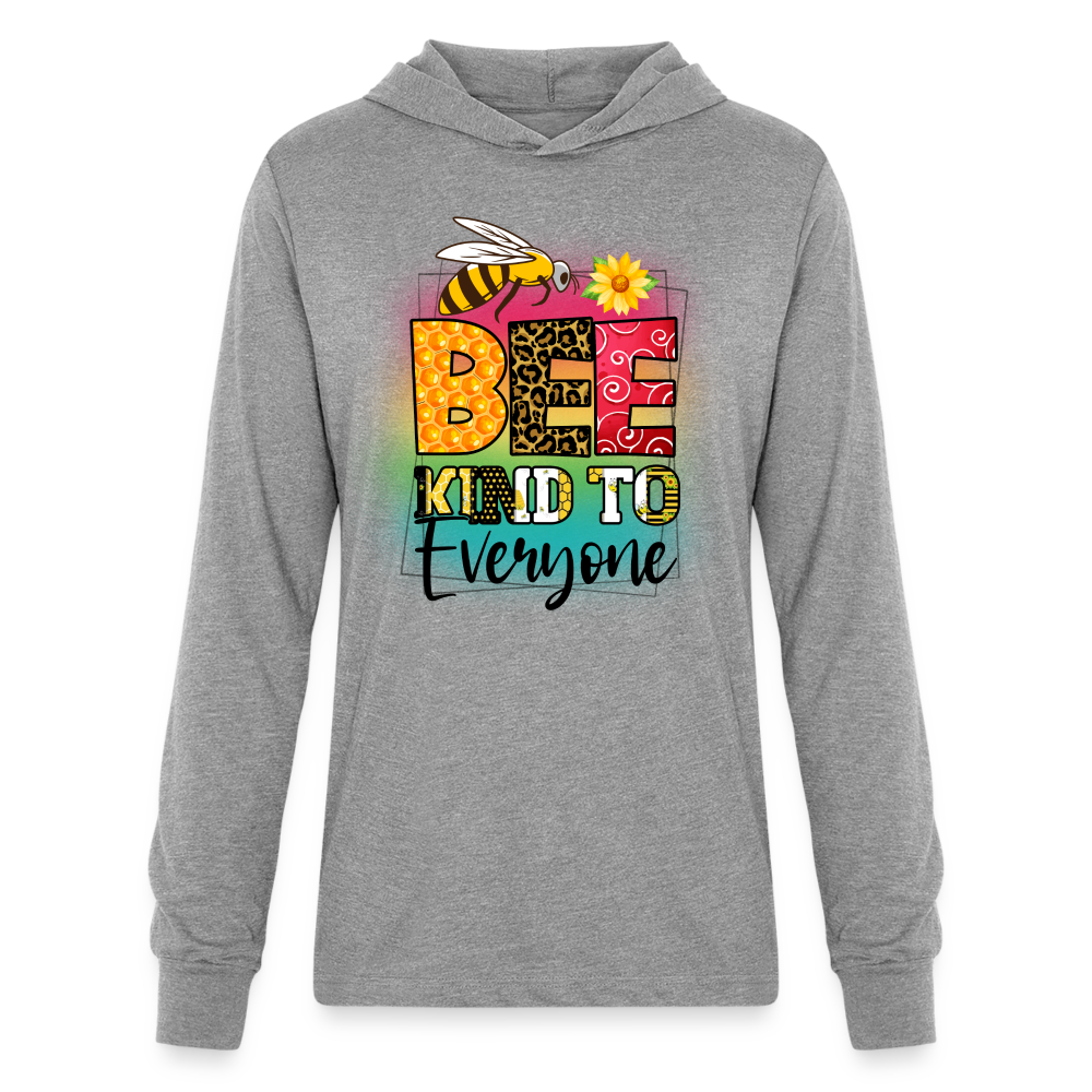 BEE Kind to Everyone Hoodie Shirt - heather grey