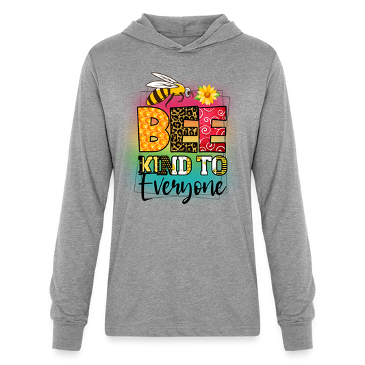BEE Kind to Everyone Hoodie Shirt - heather grey