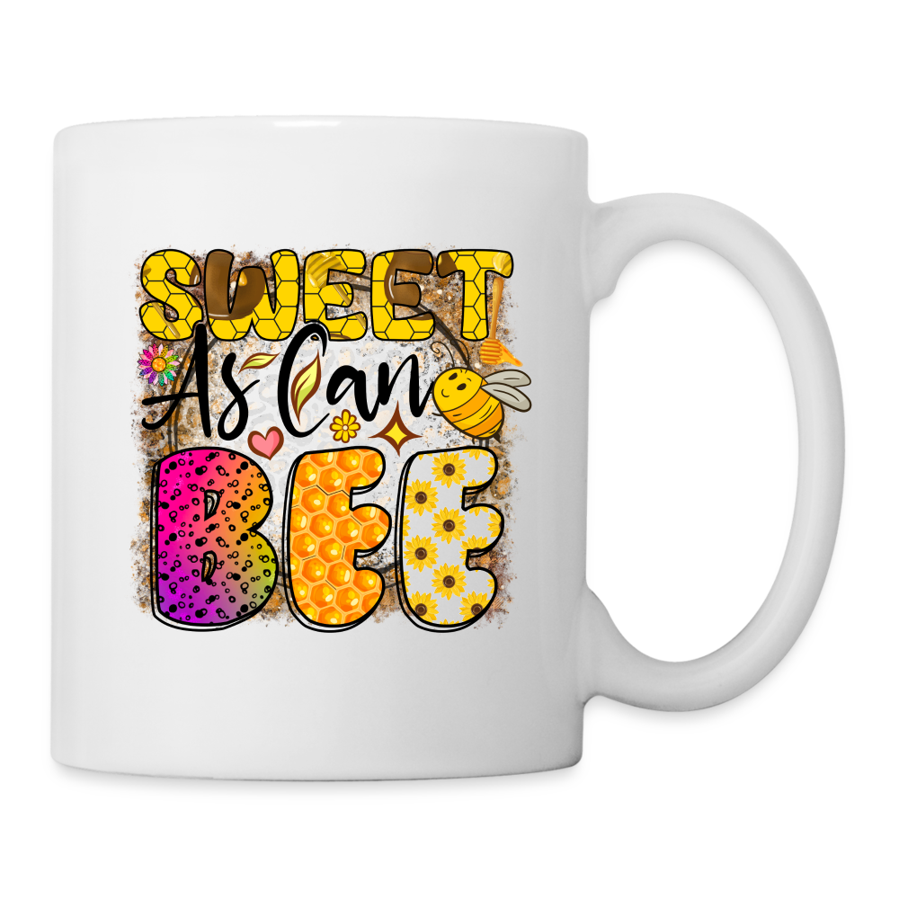 Sweet As Can BEE Mug - white