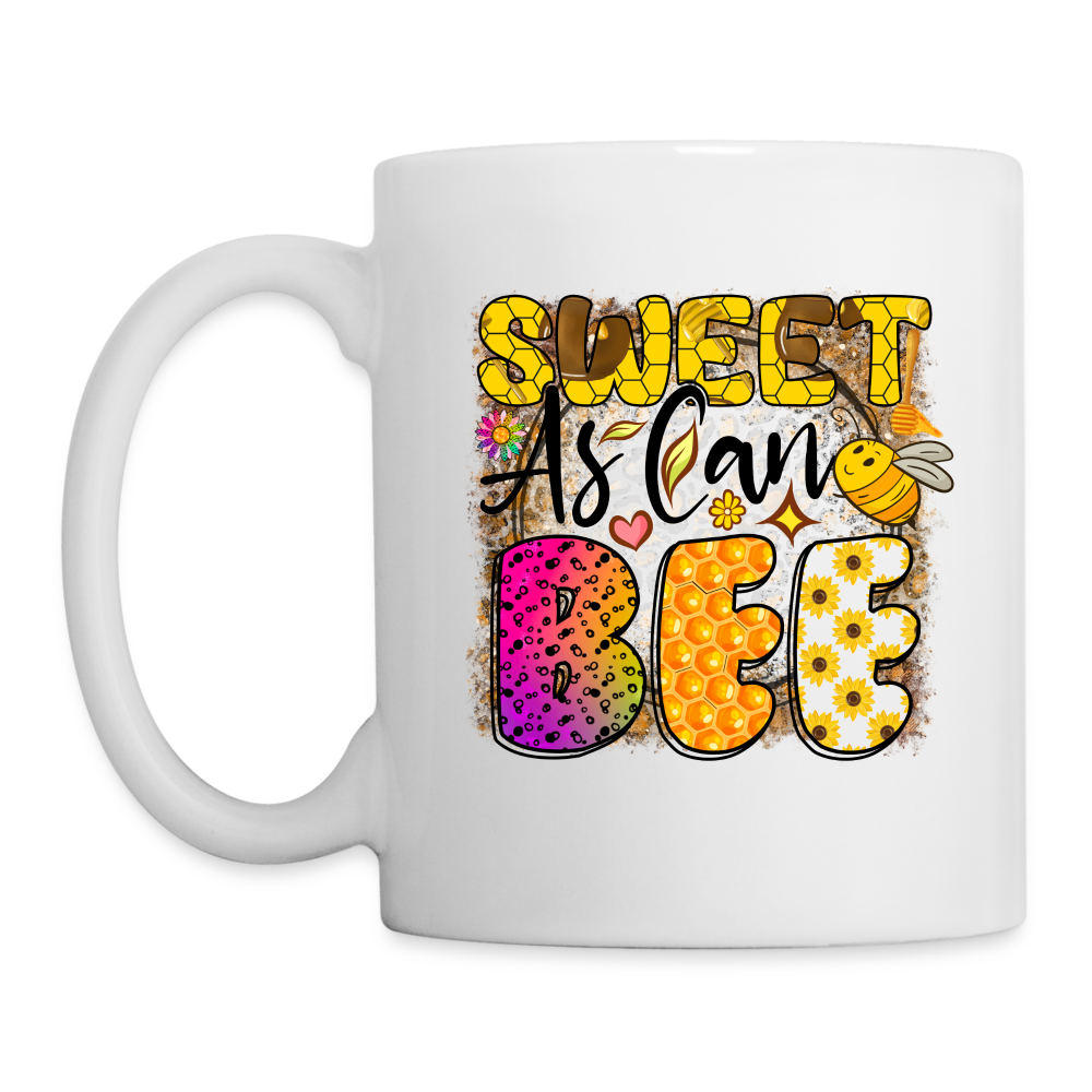 Sweet As Can BEE Mug - white