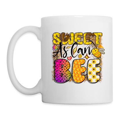 Sweet As Can BEE Mug - white