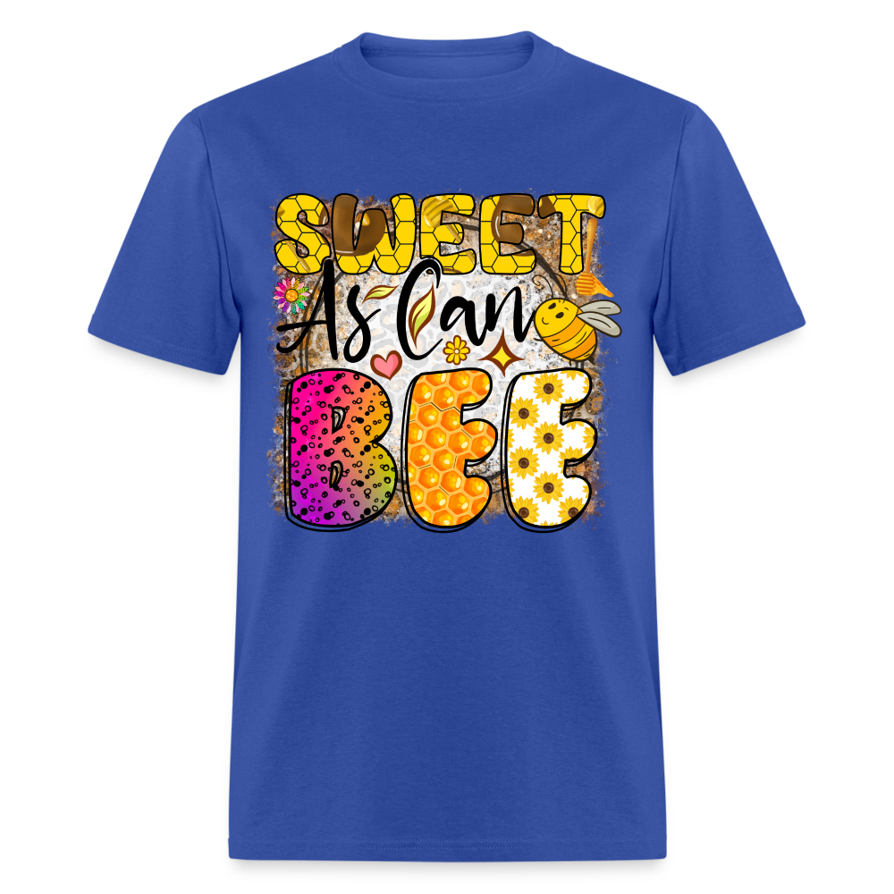 Sweet As Can BEE T-Shirt - royal blue