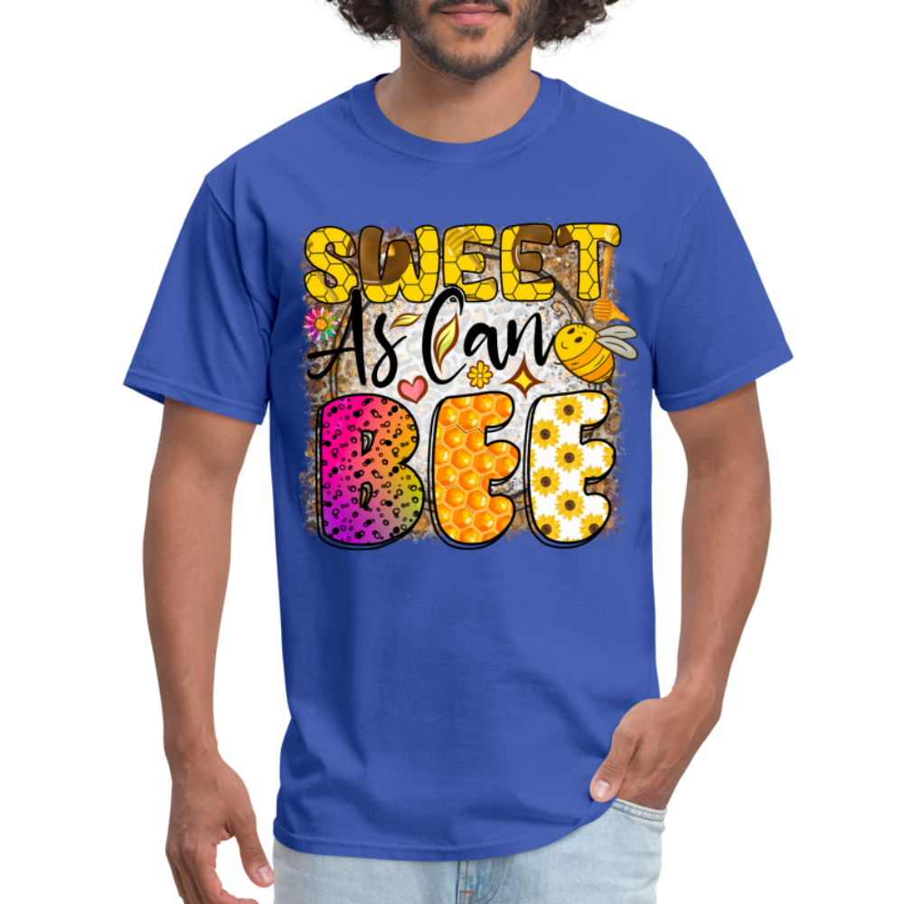 Sweet As Can BEE T-Shirt - royal blue
