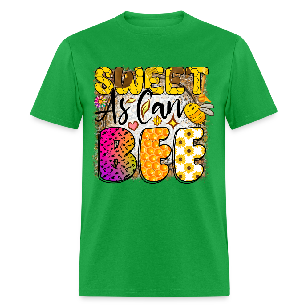 Sweet As Can BEE T-Shirt - bright green