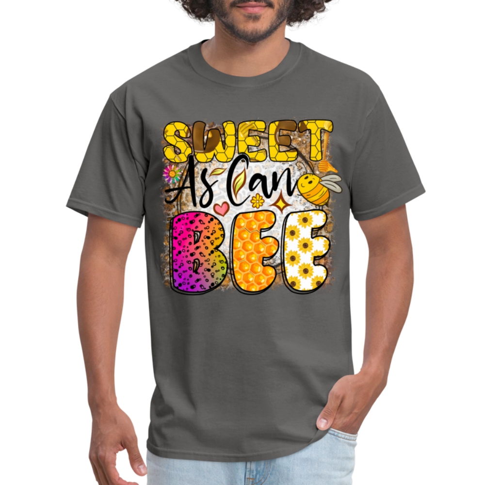 Sweet As Can BEE T-Shirt - charcoal