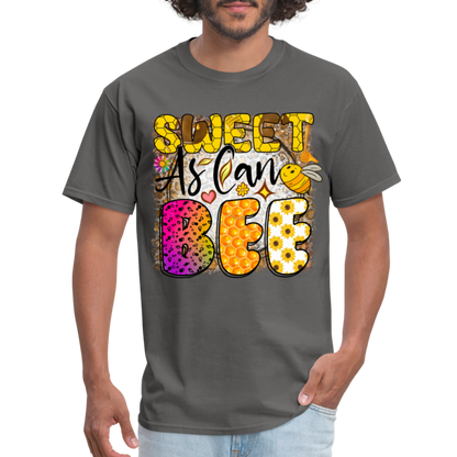 Sweet As Can BEE T-Shirt - charcoal