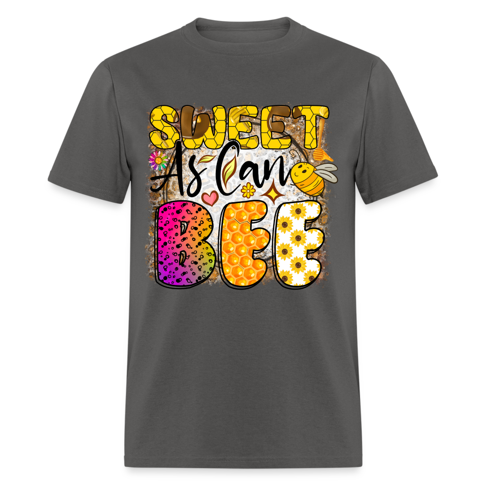 Sweet As Can BEE T-Shirt - charcoal
