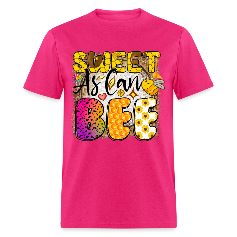Sweet As Can BEE T-Shirt - fuchsia