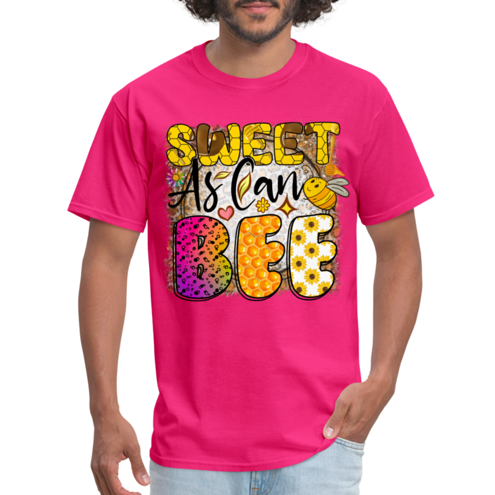 Sweet As Can BEE T-Shirt - fuchsia
