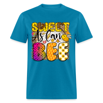 Sweet As Can BEE T-Shirt - turquoise