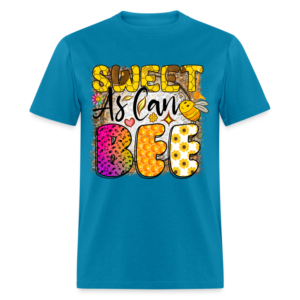 Sweet As Can BEE T-Shirt - turquoise
