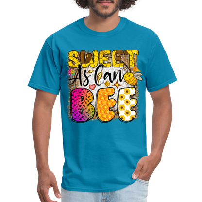 Sweet As Can BEE T-Shirt - turquoise