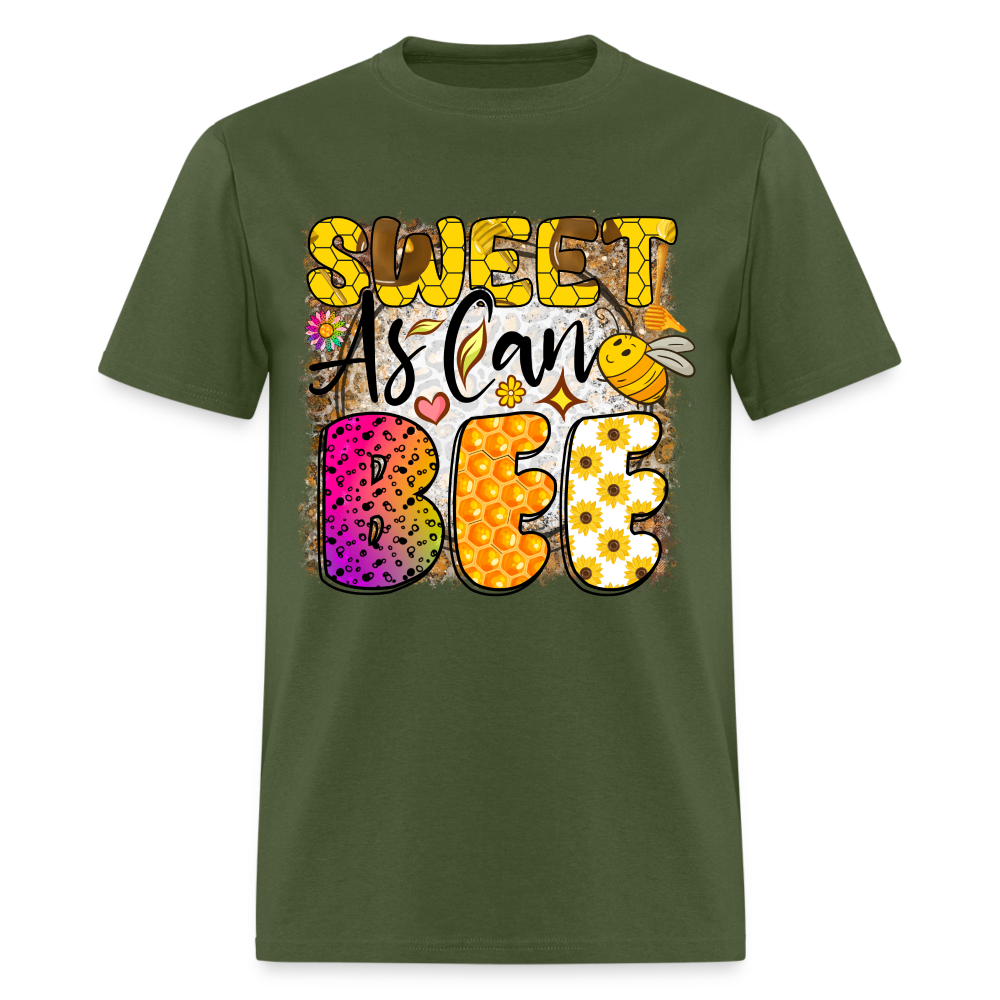 Sweet As Can BEE T-Shirt - military green